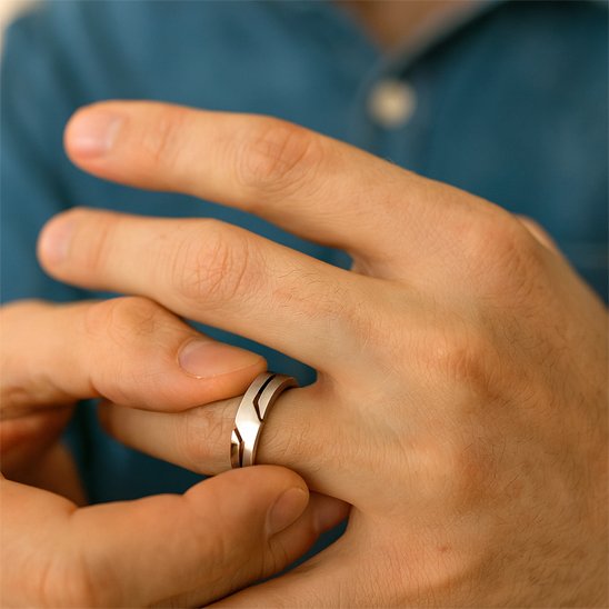 Bague homme​