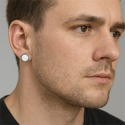 Boucle d'oreille homme