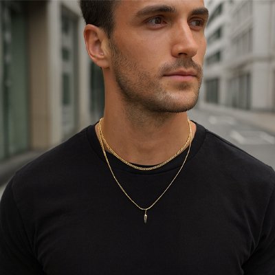 Collier homme 