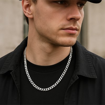 Collier homme 