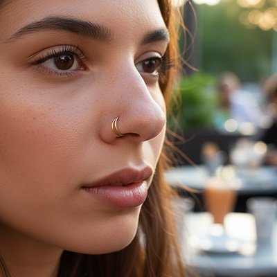 Piercing nez