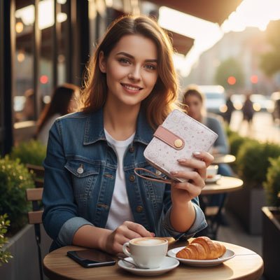Portefeuille femme 